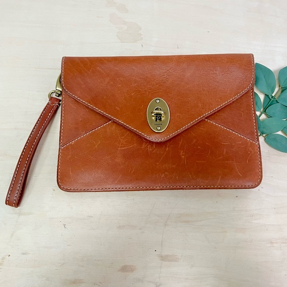 Fossil Leather Purse - Picture 1 of 9